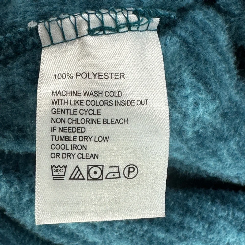 Tommy Bahama Pullover Quarter Zip Mens XXL Teal Blue Space Dye Marlin Knit